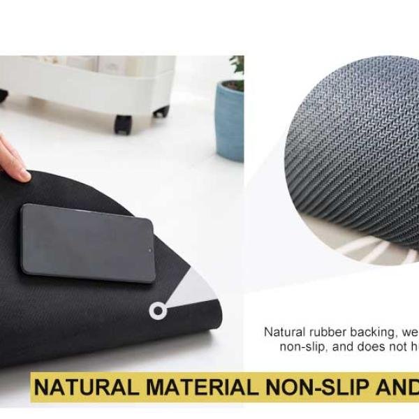 Modern Super Soft Microfiber Striped Super Water Absorbent Anti-Skid Diatomite Earth Mats for Bathroom/Bedroom/Kitchen/Door/Floor/Shower Bathmats Non-Slip Bathroom Rug Quick-Drying