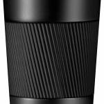 500ml Travel Coffee Cups Insulated Mug Thermal Tumbler to Go with Lid Leak Proof Reusable Stainless Steel Coffee Mug Spill Proof for Hot and Iced Cold Drinks color Black