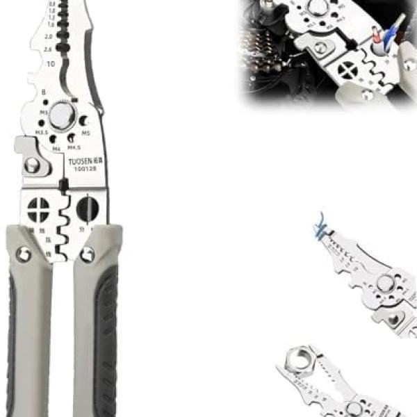 Special Wire Stripper for Electrician Decrustation Pliers Multi-functional wire stripper and cutter, wire cutter tool, wire cutter stripper, wire cutter plier, Needle Nose Pliers Hand Tool